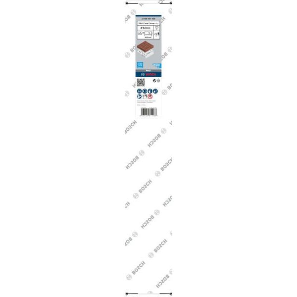 Bosch - Bohrkrone PRO Trockenbohrkrone, 62 x 2608601405 400 mm 1 1/4-Zoll