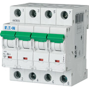 Eaton - Leitungsschutzschalter PXL-B6/4 6 A, 4p,Steckkl. B