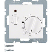 Berker - Raumthermostat Raumtemperaturregler 24 V 20318989 mit Öffner, Zentrals