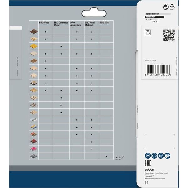 Bosch - Kreissägeblatt PRO Multi Material 2608640509 Kreissägeblatt 190 x