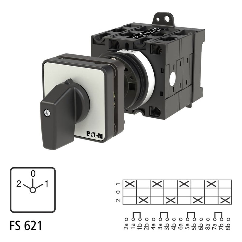 Eaton - Lastschalter Umschalter T3 32A T3-4-88/Z Zwischenbau
