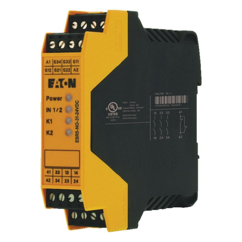Eaton - Gerät zur Überwachung von sicherheitsgerichteten Stromkreisen Sicherheitsrelais ESR5-NO-31-24VDC NOT-AUS 24V DC