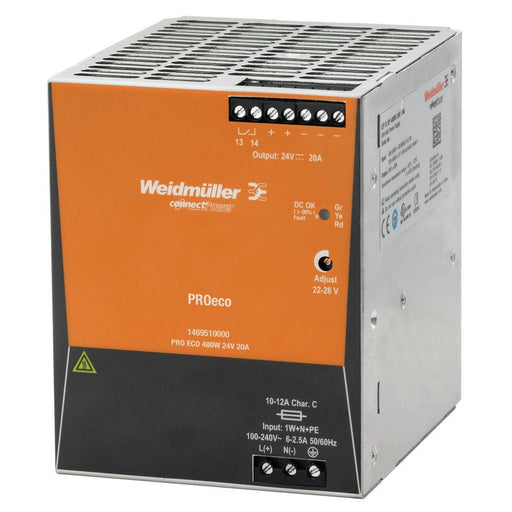 Weidmüller - Gleichstromversorgung Stromversorgung PROECO 480W 48V 10A
