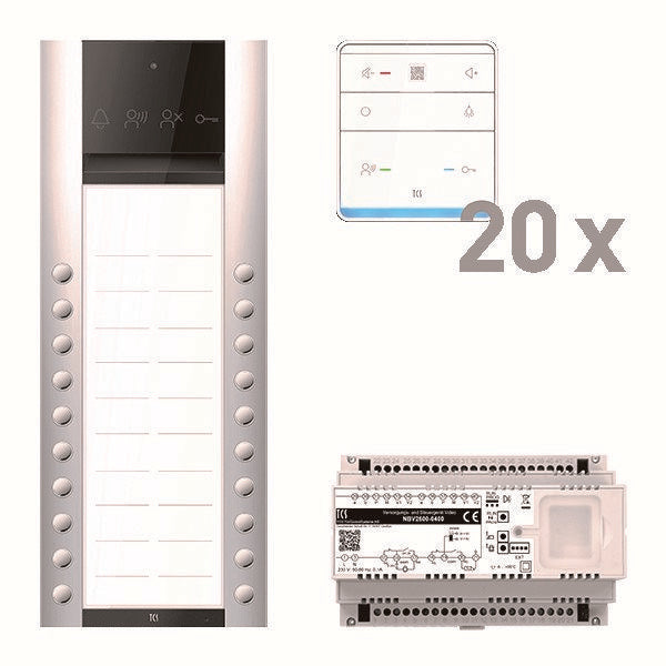 TCS Tür Control - Türsprech-Set audio:pack ASA130220 PAAF202/007 ISW6010 20WE AP