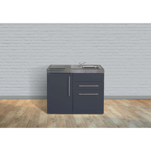 Stengel - Mini-Küche Miniküche Premiumline MPSG110SKSGKFliBreS Schiefergrau
