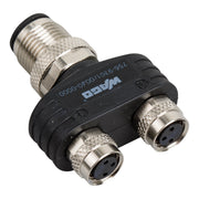 WAGO - Zubehör/Ersatzteile für Steuerungen M8/M12-Zweifachverteiler 756-9301/040-000 Zubehör,4-polig