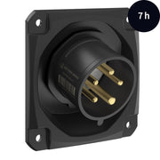 Walther Werke - CEE-Gerätestecker (IEC 60309) CEE NEO Anbaugerätestecker FW712507CC schräg 16A 5P 7h