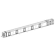 Schneider Electric - Schienenverteilereinheit Schienenkasten KSA630ED45010 630A