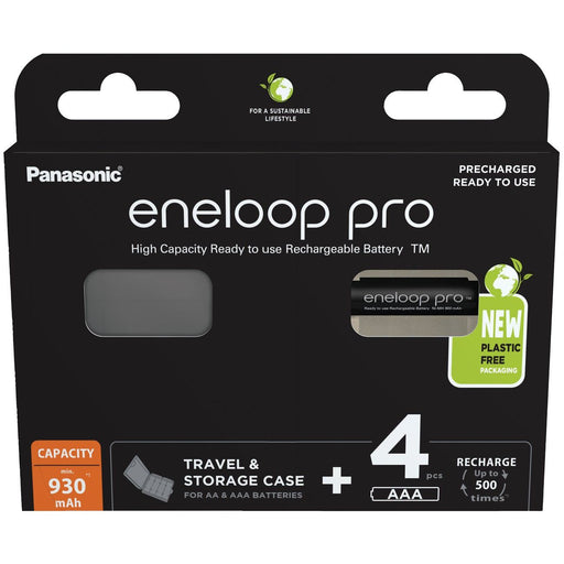 Hückmann - Akku Micro AAA eneloop pro BK-4HCDEC4BE(VE4) 930mAh