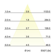 Brumberg Leuchten - Downlight/Strahler/Flutlicht LED 48V Pendel-Leuchte 43135083 dimmbar