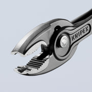 Knipex - Wasserpumpenzange Frontgreifzange 82 01 200 schwarz atramentiert