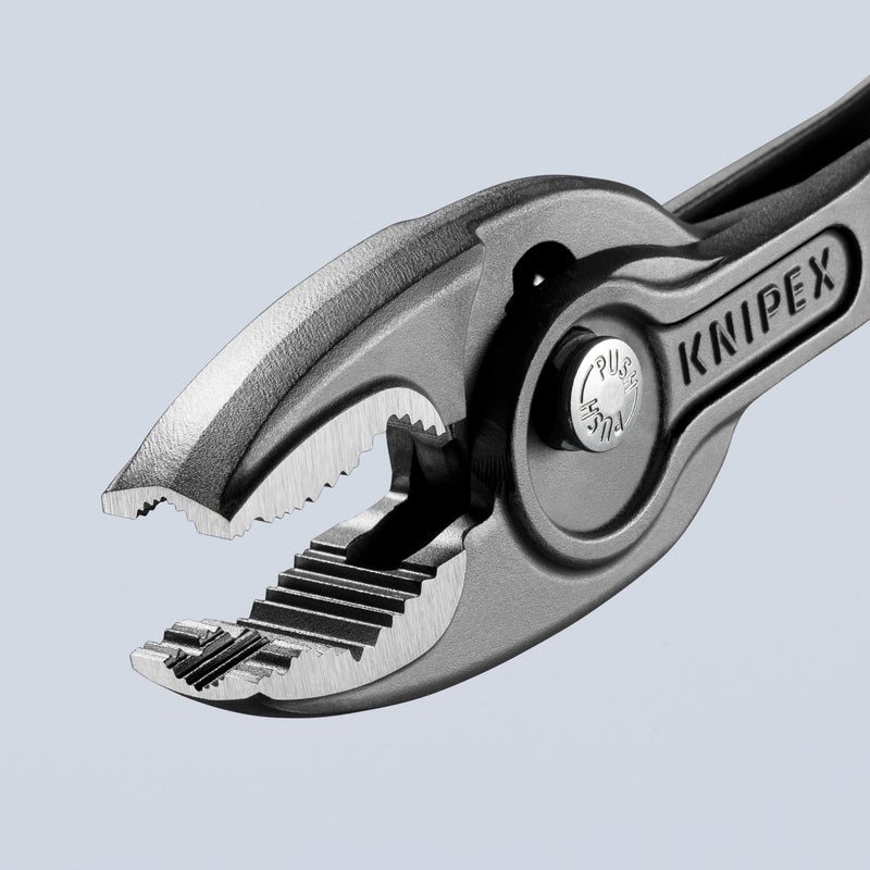 Knipex - Wasserpumpenzange Frontgreifzange 82 01 200 schwarz atramentiert