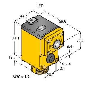 Turck - Druckschalter Funkübertrgungssystem DX80N2Q45BL-RG − 1 Stück