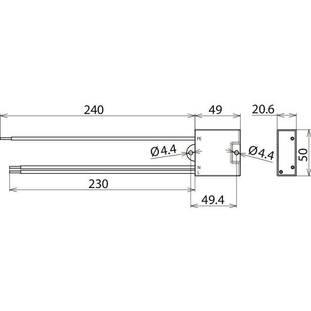 DEHN - Überspannungsableiter für Energietechnik/Stromversorgung Überspannungs-Ableiter DCOR L 2P 275 Typ 2 DEHNcord