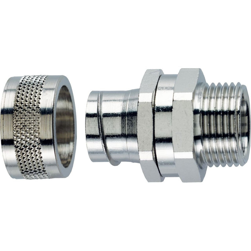 Lapp Zubehör - Metall-Schutzschlauch-Verschraubung SILVYN-LGS-2-PG-21 55502760 − 10 Stück