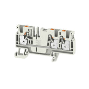 Weidmüller - Durchgangs-Reihenklemme Klemme A3C 4 LTGY PUSH IN, 4 mm² − 50 Stück