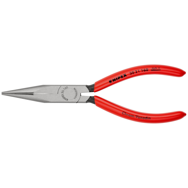 Knipex - Flachzange Langbeckzange 30 21 160 SB schwarz, 160mm