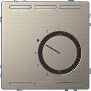 Merten - Raumthermostat RT-Rregler nickelmet MEG5763-6050 24V Wechselkont+ZPL