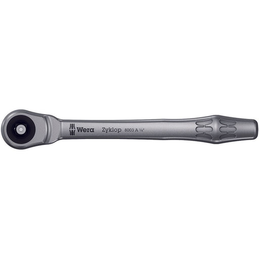 Wera - Umschaltknarre Zyklop Metall-Knarre 004003 1/4"x141,0mm