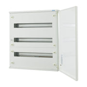 Eaton - Installationskleinverteiler Oberputz Flachverteiler BF-O-3/72-C komplett 3 Rei. Weiß