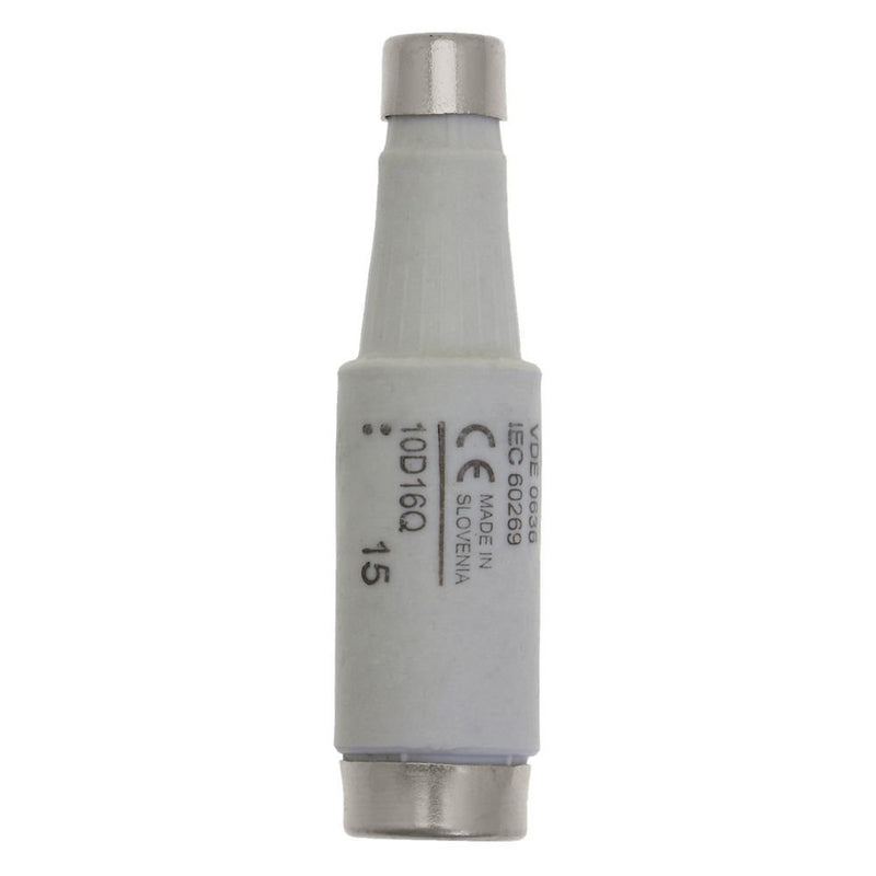 Eaton - D-Sicherungseinsatz Sicherungseinsatz FUSE 10A D#10D16Q 10A AC 500V 50kA − 10 Stück
