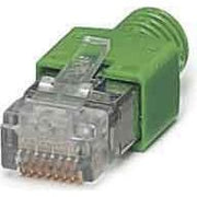 Phoenix Contact - Rechtecksteckverbinder, Set (Industriesteckverbinder) RJ45-Stecker, geschirmt FL PLUG RJ45 GR/2 m.Knickschutztülle