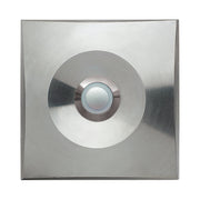 Grothe - Klingeldrücker Etagenplatte ETA S 200 LED ws 82x82mm, Edelstahl