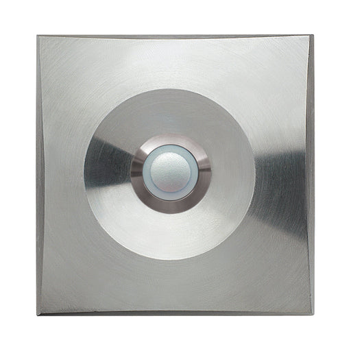 Grothe - Klingeldrücker Etagenplatte ETA S 200 LED ws 82x82mm, Edelstahl