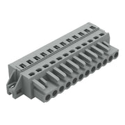 WAGO - Kabelsteckverbinder für Leiterplattensteckverbinder 1-Leiter-Federleiste 231-112/031-000 CAGECLAMP,2,5 mm²,gr − 25 Stück