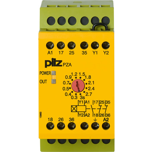 Pilz - Zeitrelais Zeitrelais anprechverz. PZA 3 #774038 230VAC 1n/o 2n/c − 1 Stück by Pilz
