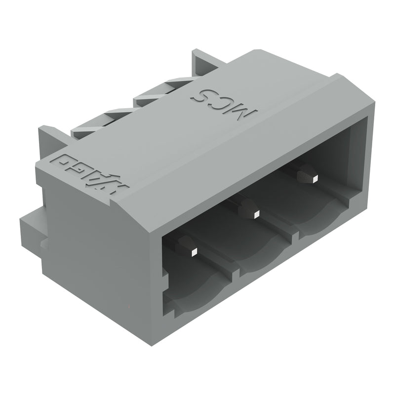 WAGO - Leiterplattensteckverbinder THT-Stiftleiste Lötstift 231-433/001-000 1,0x1,0,abgew.,gr − 200 Stück