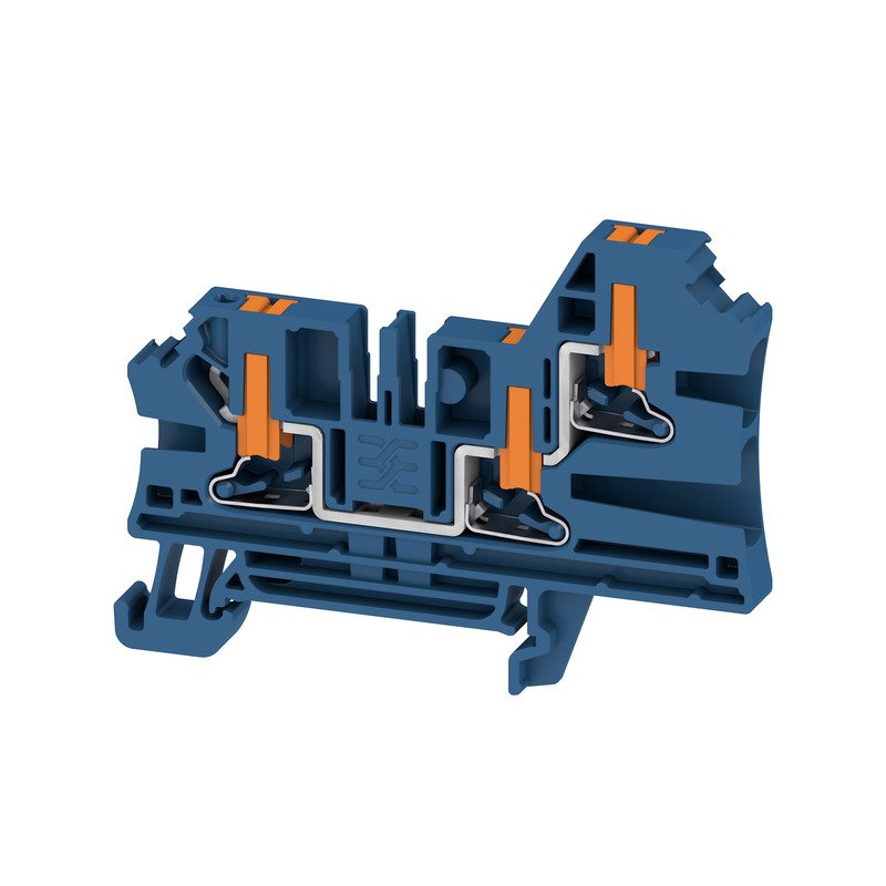 Weidmüller - Durchgangs-Reihenklemme AL3C 4 DBL − 50 Stück