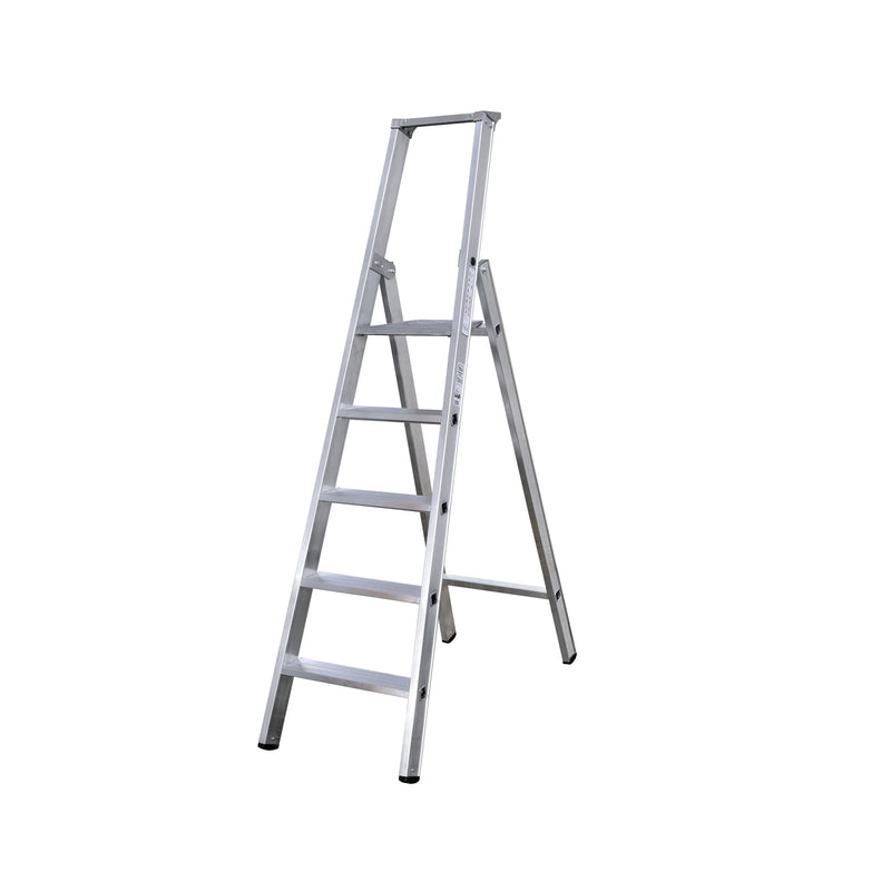 ILLER-LEITER - Stufenleiter Stufenstehleiter Alu 7207-3 eins. Industrie 7St.