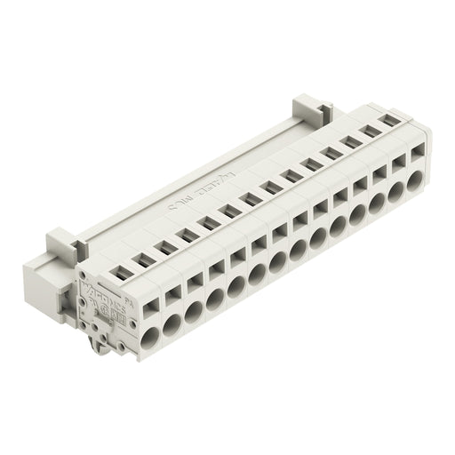 WAGO - Kabelsteckverbinder für Leiterplattensteckverbinder 1-Leiter-Stiftleiste 721-614/018-000 CAGECLAMP,2,5mm²,lgr − 25 Stück