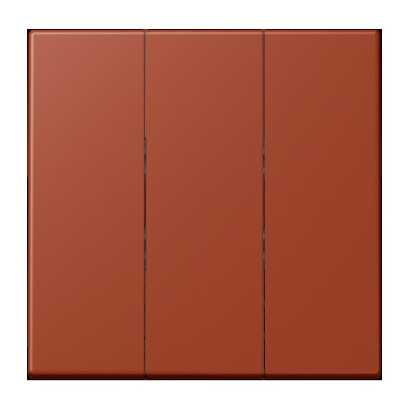 Jung - Abdeckung/Bedienelement für Installationsschalterprogramme Wippe 3fach LC 993 BF 232 locre rouge (32110)