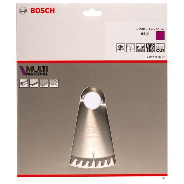 Bosch - Kreissägeblatt PRO Multi Material 2608640513 Kreissägeblatt 230 x