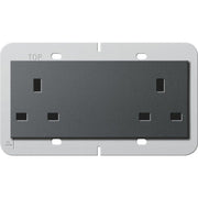 Gira - Steckdose Doppelsteckdose 13A 278228 anth