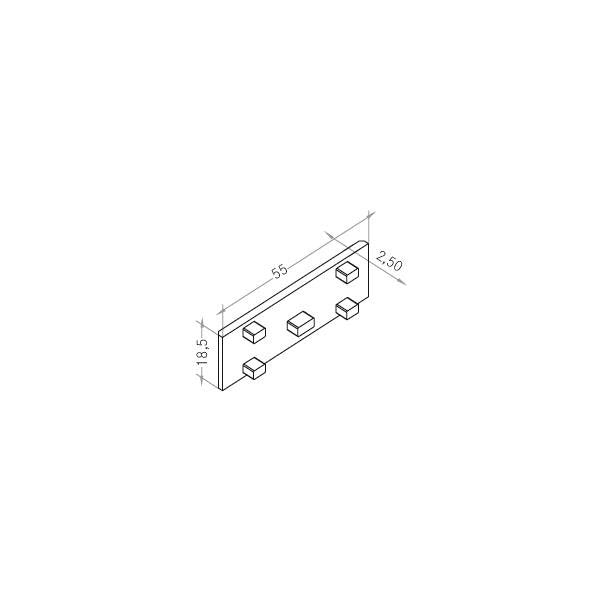 Brumberg Leuchten - Mechanisches Zubehör/Ersatzteile für Leuchten Endkappen-Set 53075260