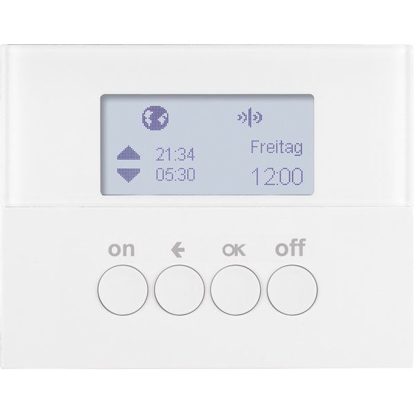 Berker - Bussystem-Zeitschaltuhr KNX-Funk Zeitschaltuhr 85745279 polarweiß glänzend