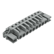 WAGO - Leiterplattensteckverbinder THT-Federleiste abgewink. 232-239/047-000 Rastermaß 5mm,grau − 25 Stück