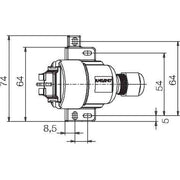 Weidmüller - Modularer Steckverbinder Anschlussdose anschraubbar IE-S-IP67 inkl. RJ45 Modul