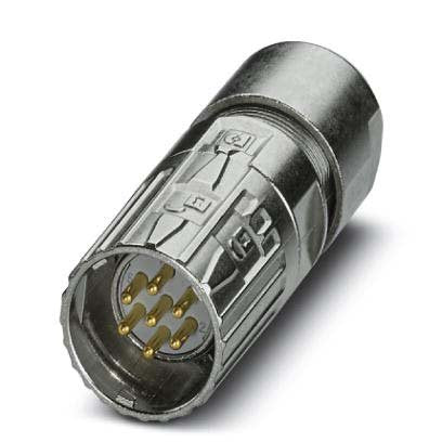 Phoenix Contact - Rundsteckverbinder, feldkonfektionierbar (Industriesteckverbinder) Kabelsteckverbinder M23-07P1N8A80DUS − 1 Stück