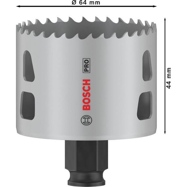 Bosch - Lochsäge PRO Multi Material PC Plus 2608594395 Lochsäge, 64 mm