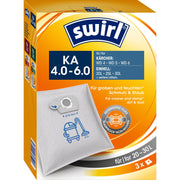 Swirl - Zubehör/Ersatzteile für Bodenpflege Staubbeutel Nass/Trocken KA 4.0-6.0 (VE3) für Kärcher/Einhell