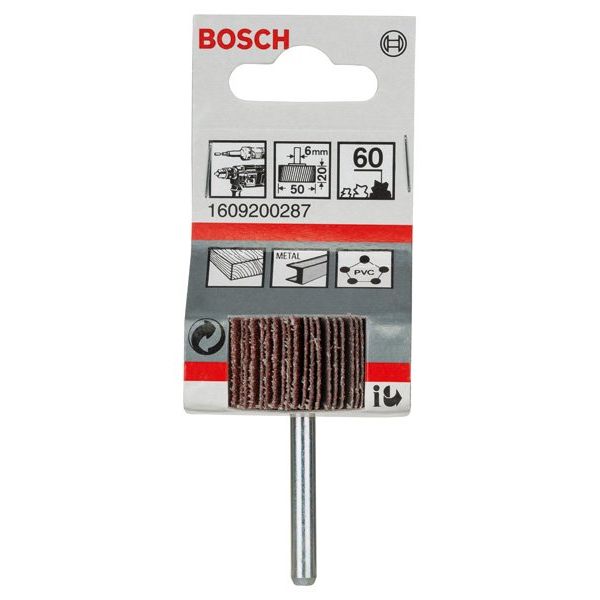 Bosch - Trenn-/Schleifscheibe Lamellenschleifer, 6 mm, 1609200287 50 mm, 20 mm, 60