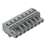 WAGO - Kabelsteckverbinder für Leiterplattensteckverbinder 1-Leiter-Federleiste 231-208/008-000 CAGECLAMP,2,5 mm²,gr − 25 Stück