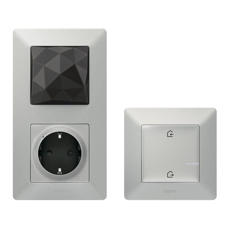 Legrand - Bussystem-Systemschnittstelle/Medien-Gateway Starterpaket Aluminium Legrand 752396 Gateway+MasterSwitch