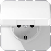 Jung - Steckdose SCHUKO-Steckdose CD 1520 BFKL WW alpinweiß