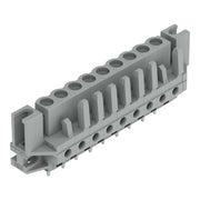 WAGO - Leiterplattensteckverbinder THT-Federleiste gerade 232-139/047-000 Rastermaß 5mm,grau − 25 Stück