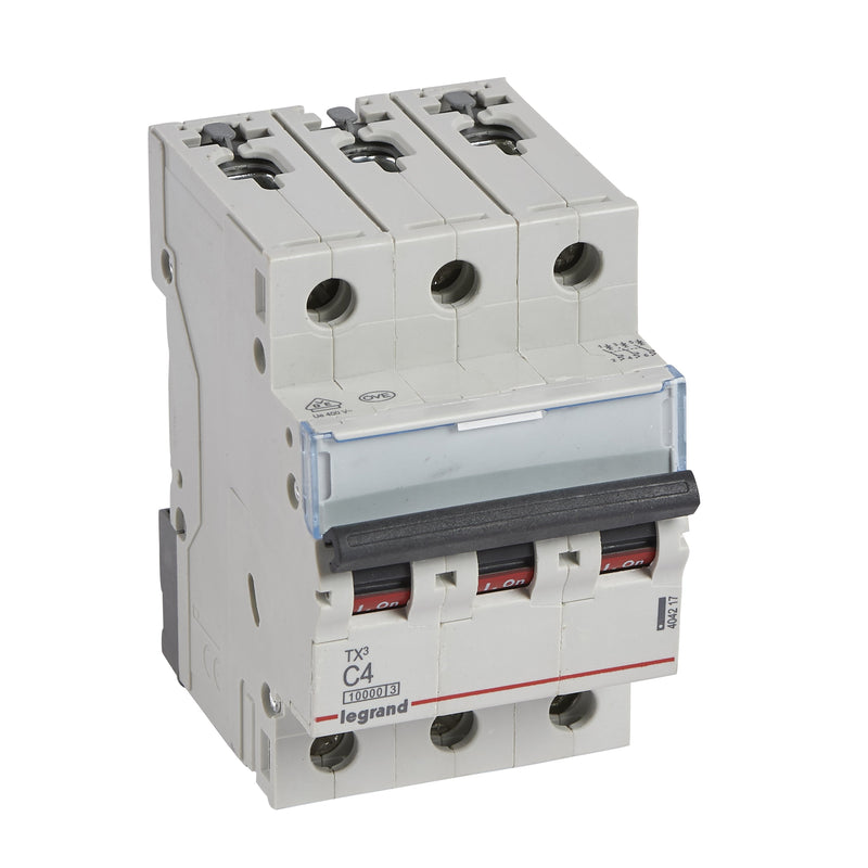 Legrand - Leitungsschutzschalter Legrand 404217 C4A 3-polig 10kA